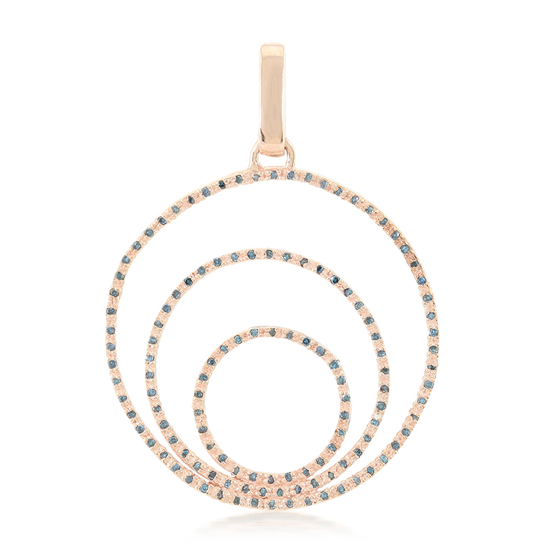 Fancy-Diamant-Silberanhänger Fancy-Diamant-Silberanhänger