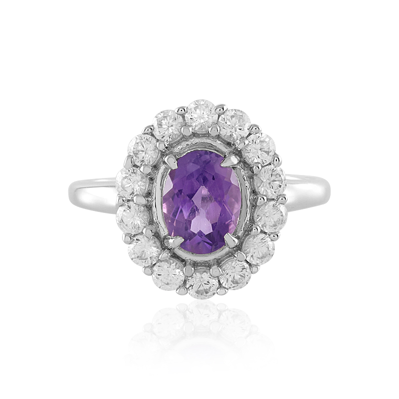 Uruguay-Amethyst-Silberring