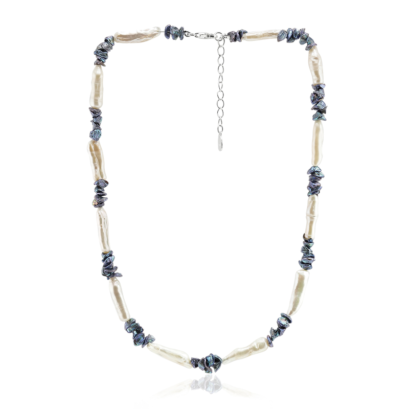 Perlen-Silberhalskette (TPC) Perlen-Silberhalskette (TPC)