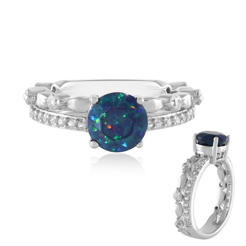 Mezezo-Opal-Silberring Mezezo-Opal-Silberring