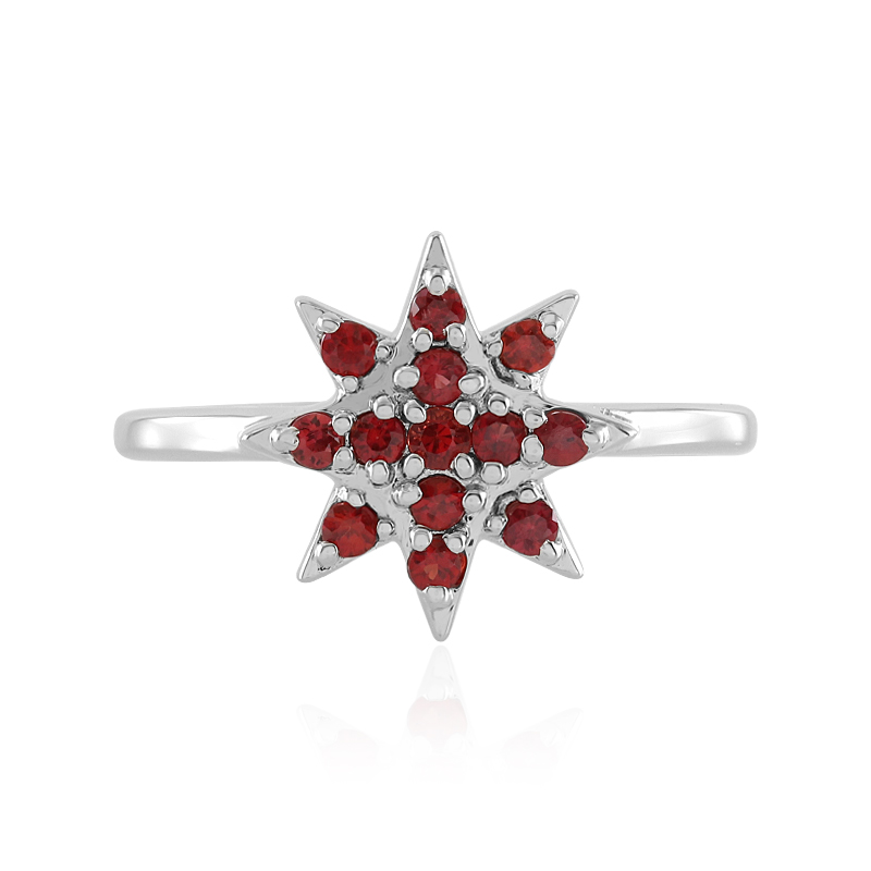 Tansania-Rubin-Silberring (Adela Silber)