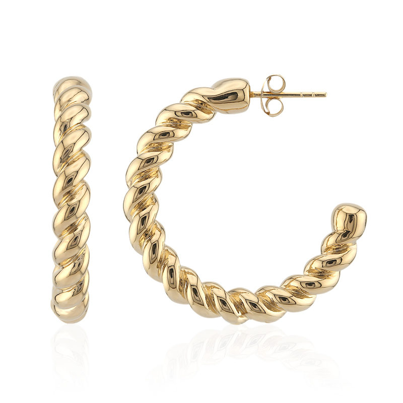 Silberohrringe (M de Luca)