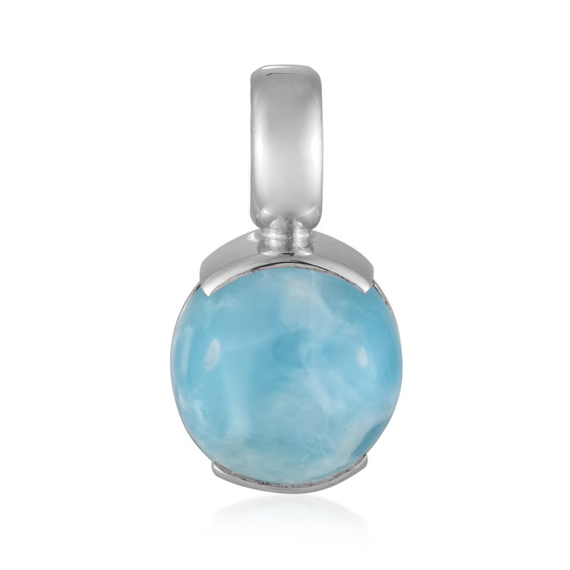 Larimar-Silberanhänger