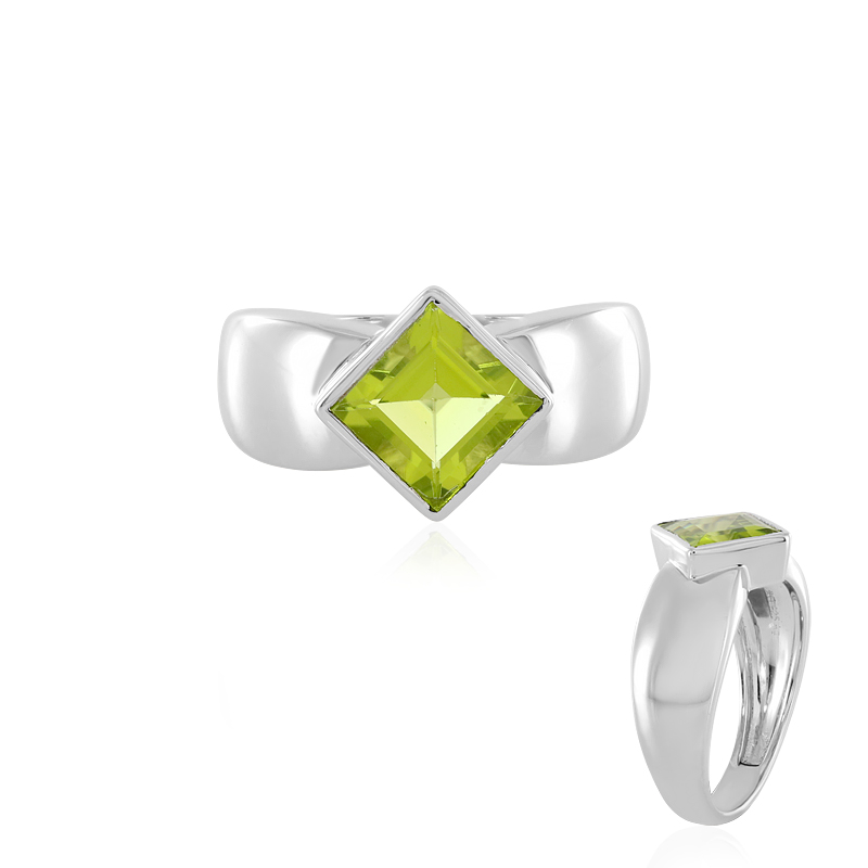 Arizona-Peridot-Silberring