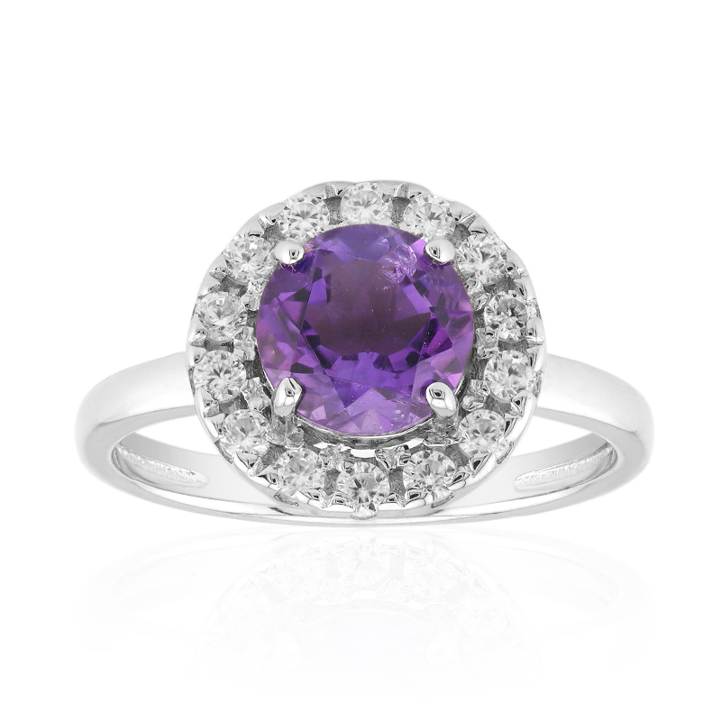 Marokkanischer Amethyst-Silberring