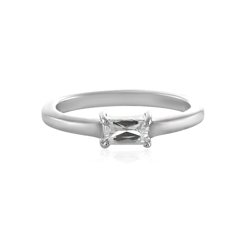 Zirkon-Silberring Zirkon-Silberring