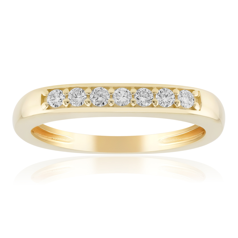 IF (G) Brillant-Goldring (de Melo Gold) - Farbe: Weiß