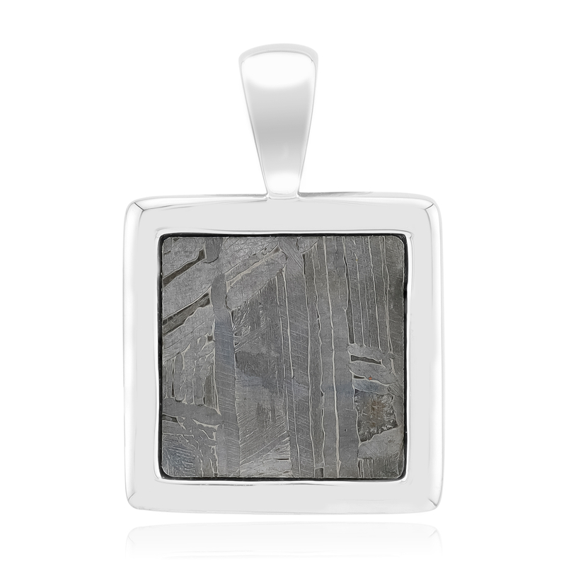 Aletai-Meteorit-Silberanhänger