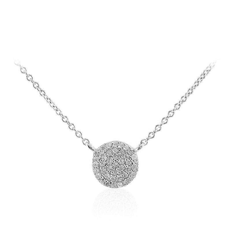 Zirkon-Silbercollier