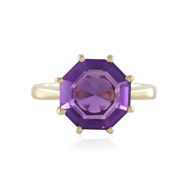 Sambia-Amethyst-Silberring Sambia-Amethyst-Silberring