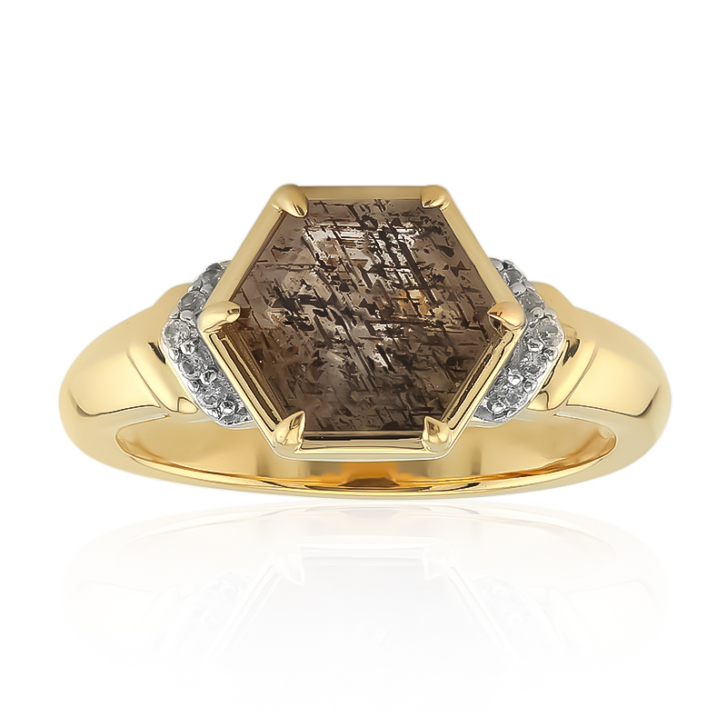 Australischer Sonnenstein-Goldring Australischer Sonnenstein-Goldring