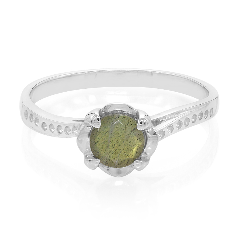 Spektrolith-Silberring