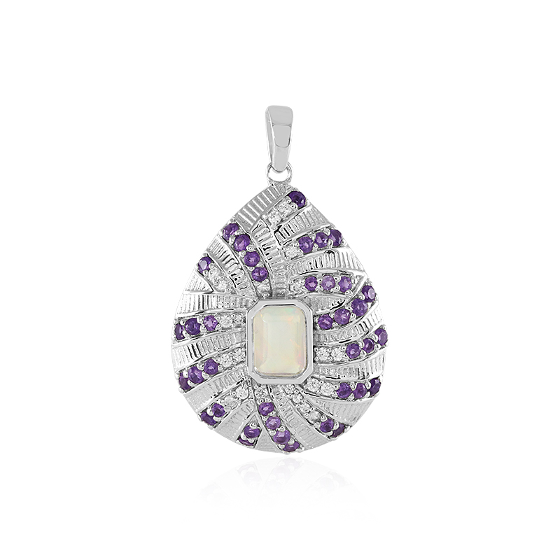 Welo-Opal-Silberanhänger (SAELOCANA) Welo-Opal-Silberanhänger (SAELOCANA)