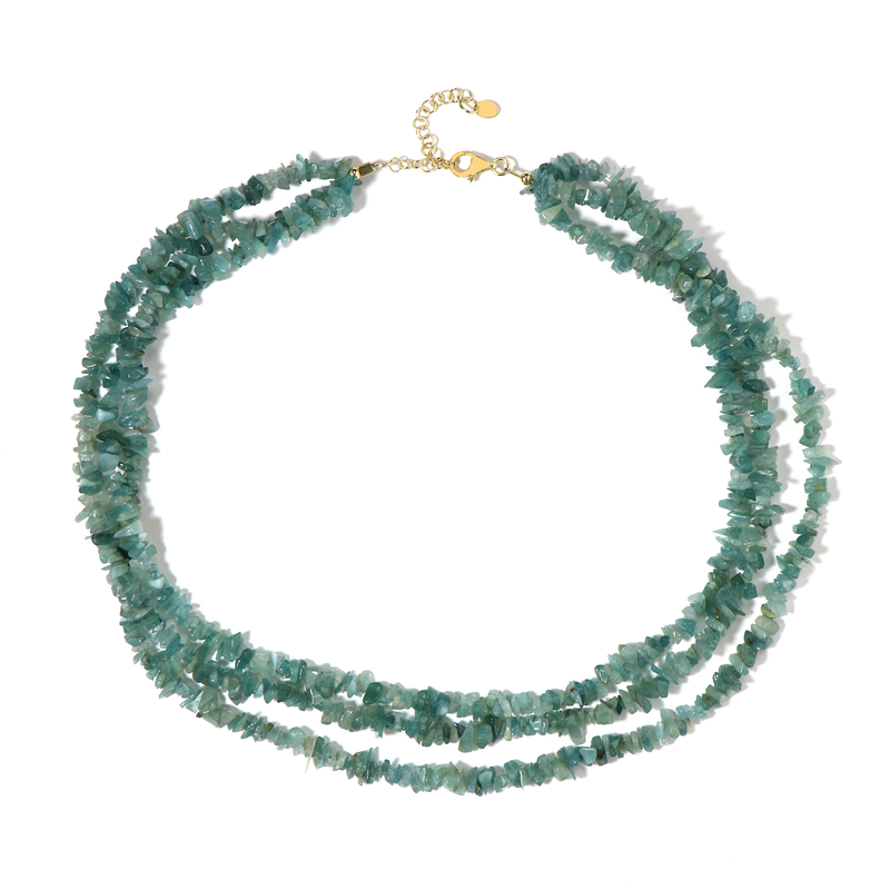 Grandidierit-Silberhalskette