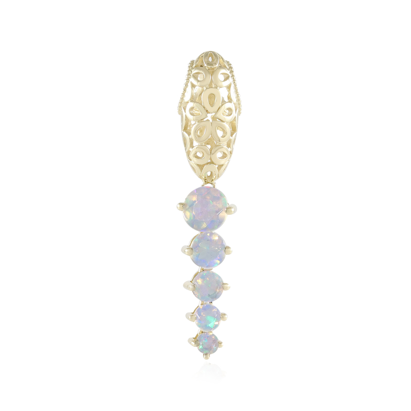 Welo-Opal-Goldanhänger (Ornaments by de Melo)