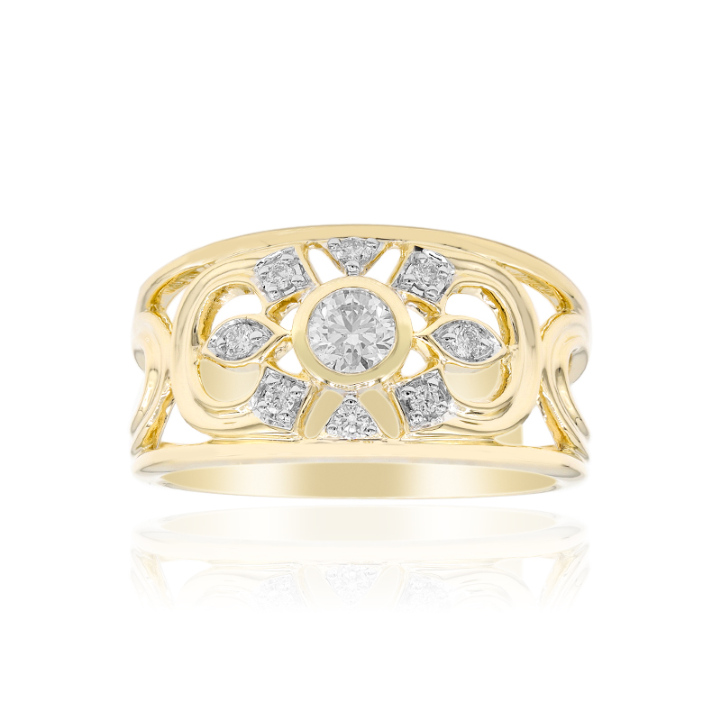 SI1 (G) Brillant-Goldring (Annette)