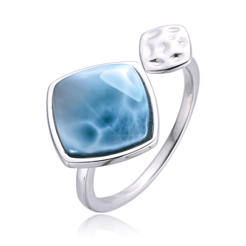 Larimar-Silberring