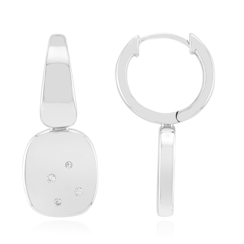 I1 (G) Brillant-Silberohrringe (Annette)