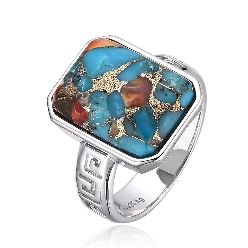 Edelstein-Silberring Edelstein-Silberring