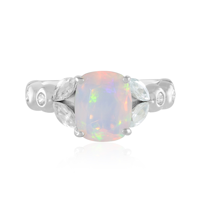 AAA-Welo-Opal-Silberring (de Melo Essence)