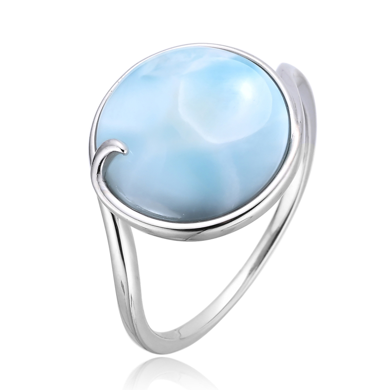 Larimar-Silberring