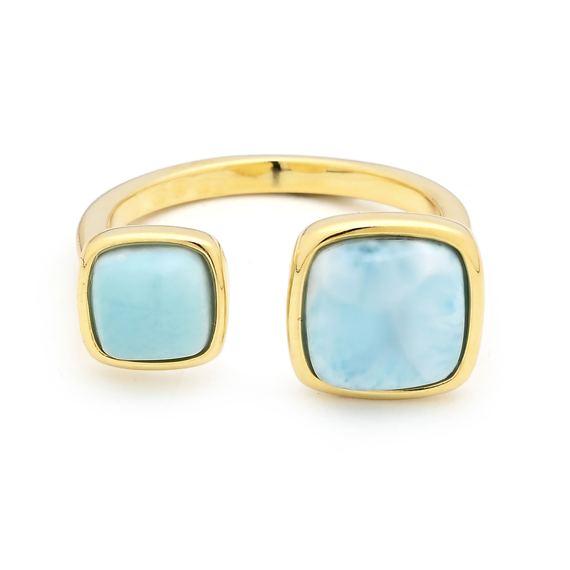 Larimar-Silberring