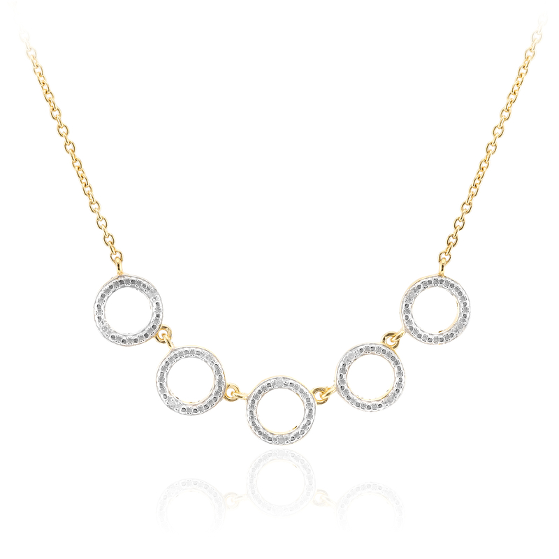 I3 (I) Diamant-Silbercollier