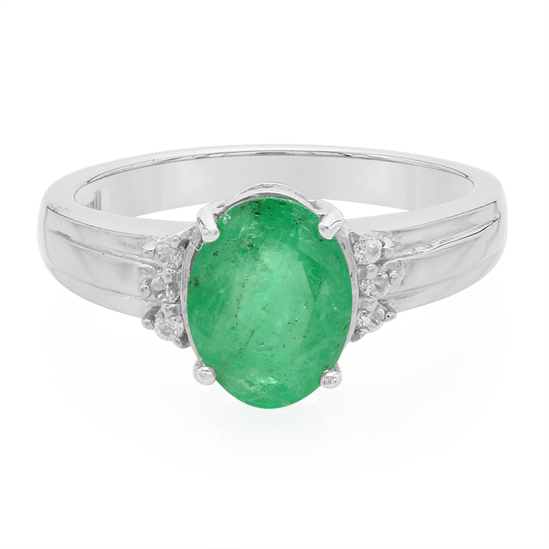 Bahia-Smaragd-Silberring