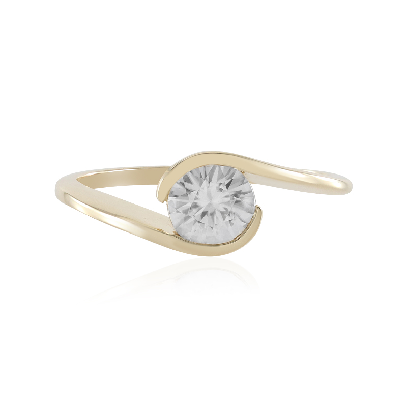 Zirkon-Goldring (de Melo)