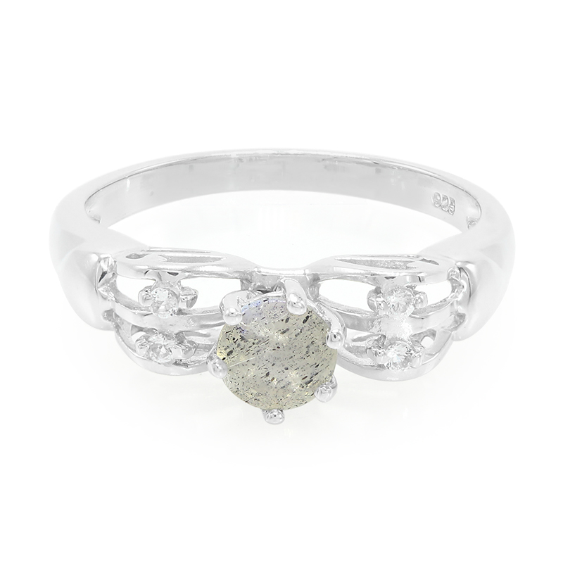 Spektrolith-Silberring