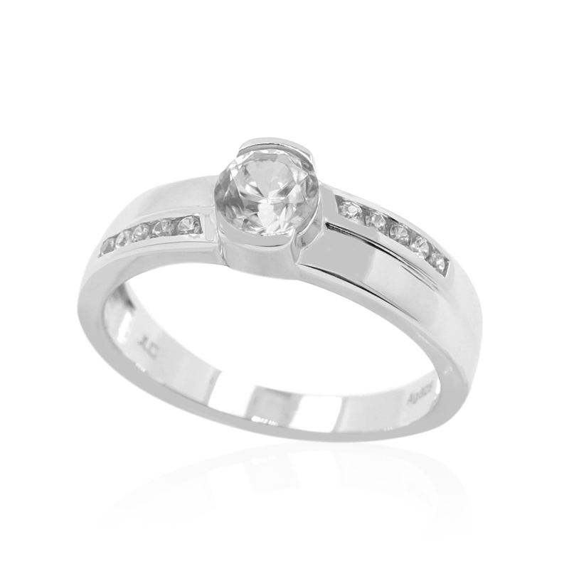 Zirkon-Silberring Zirkon-Silberring