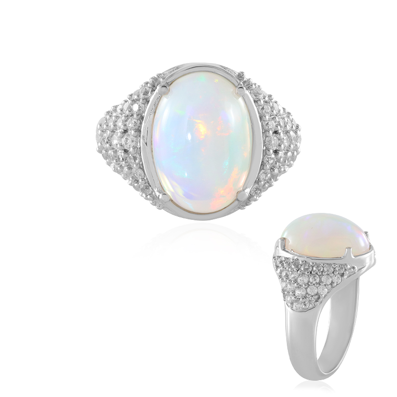 Welo-Opal-Silberring (Adela Silber)