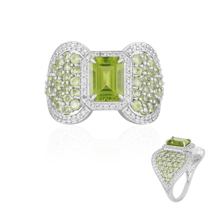 Peridot-Silberring (de Melo Essence)
