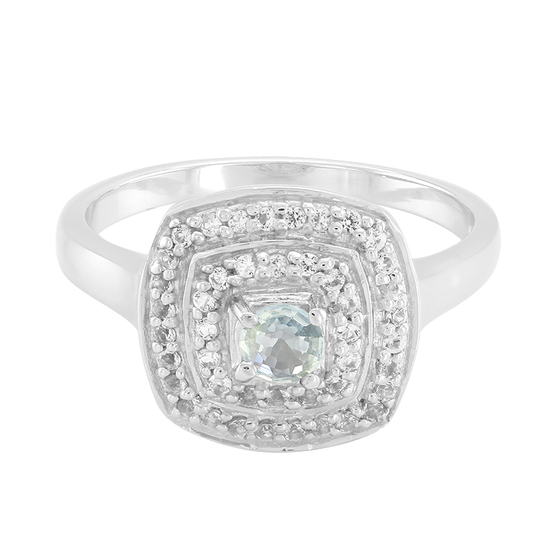 Tansania-Saphir-Silberring