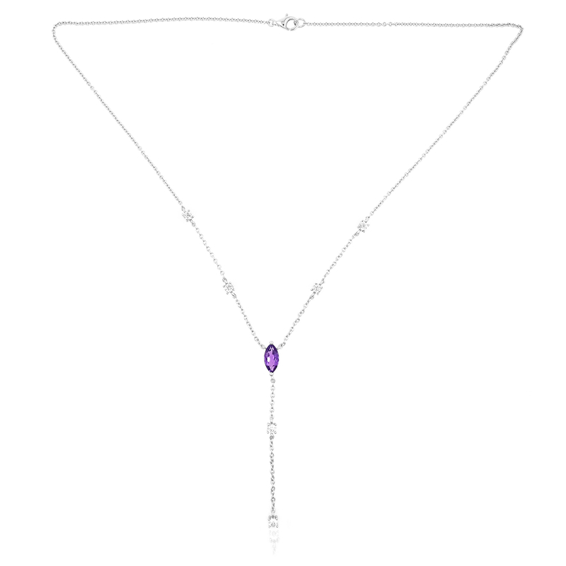 Sambia-Amethyst-Silbercollier (de Melo)