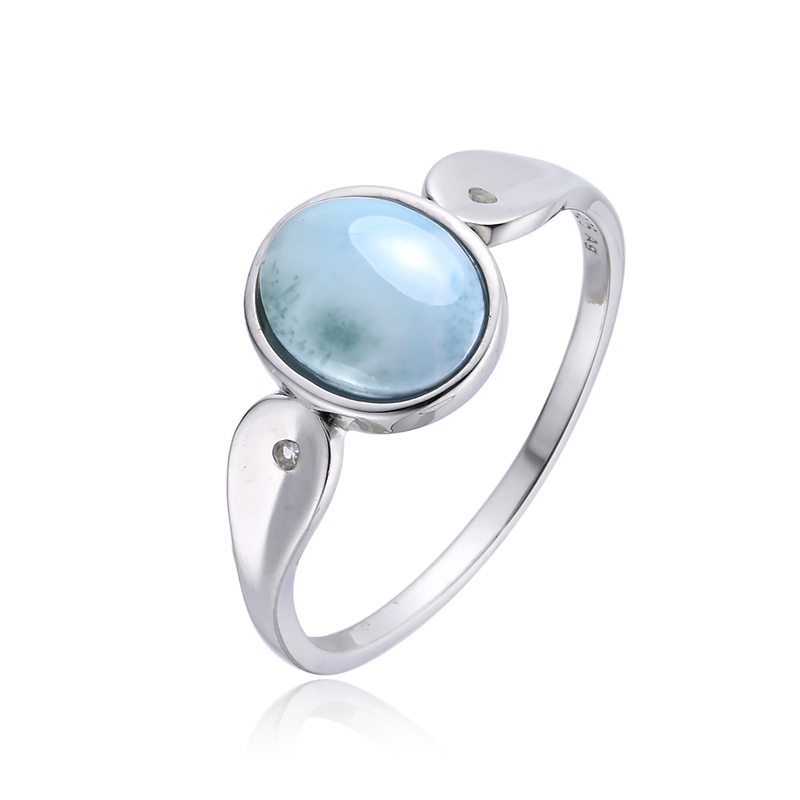 Larimar-Silberring