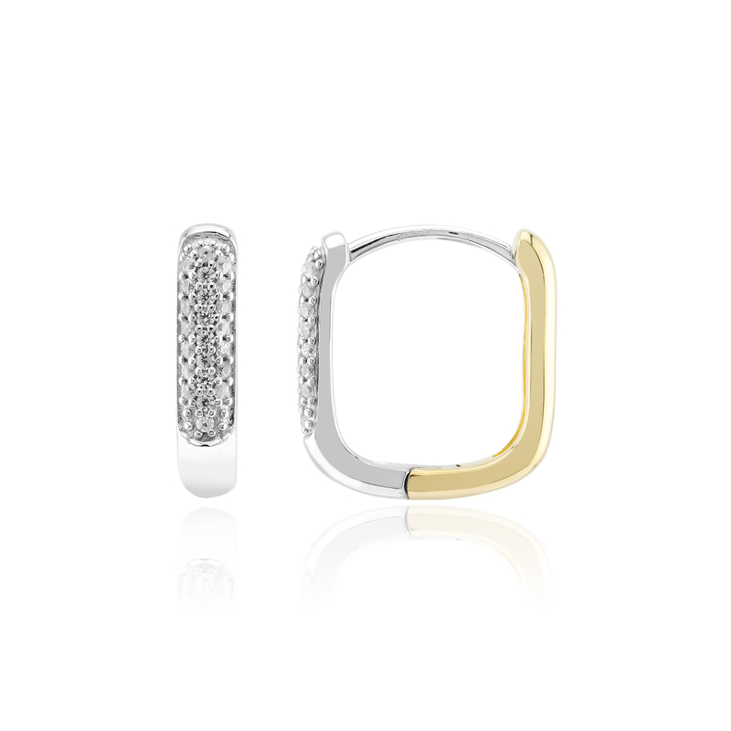 Zirkon-Silberohrringe Zirkon-Silberohrringe