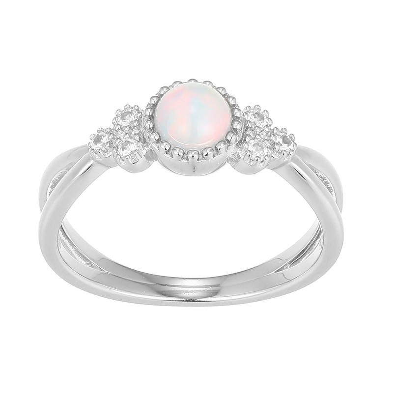 Welo-Opal-Silberring