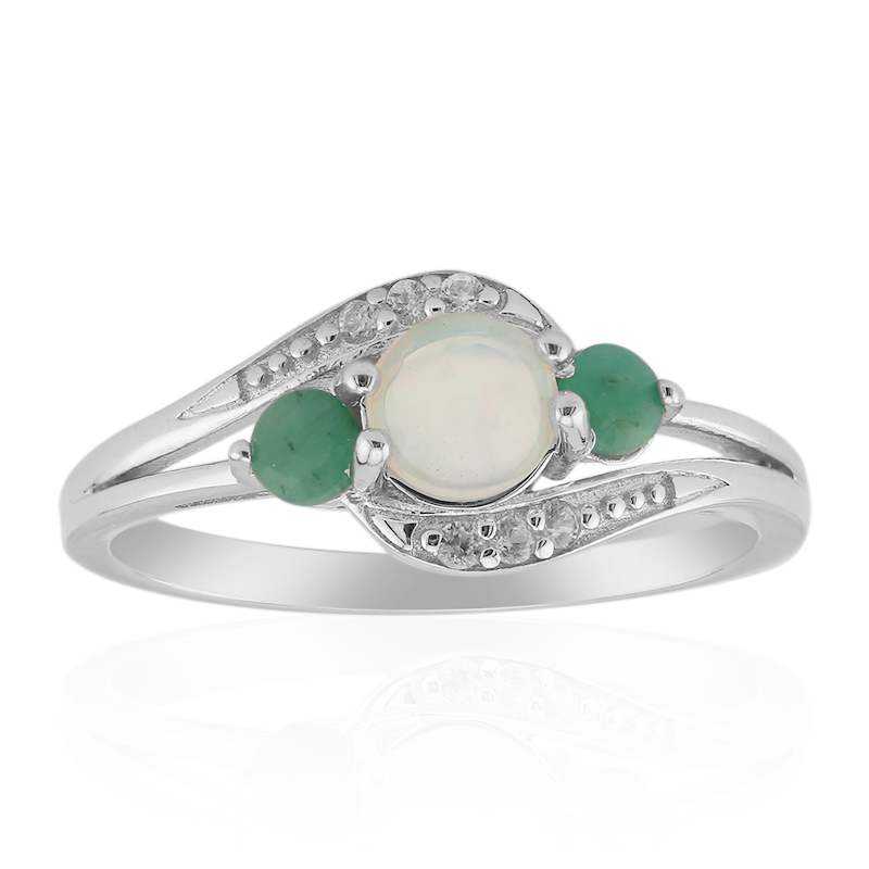 Welo-Opal-Silberring