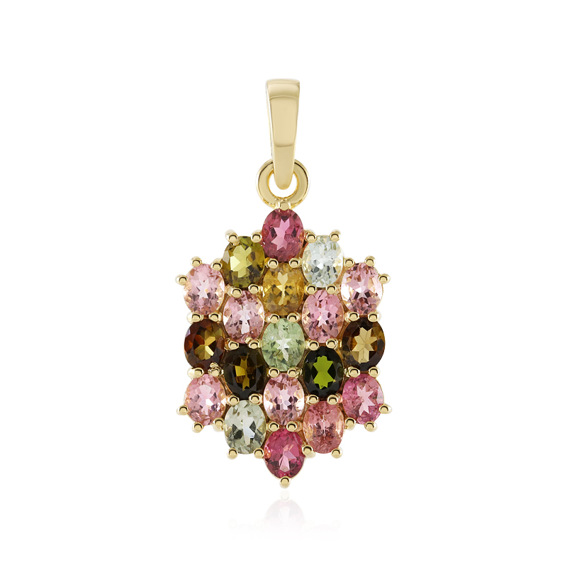 Turmalin-Silberanhänger Turmalin-Silberanhänger