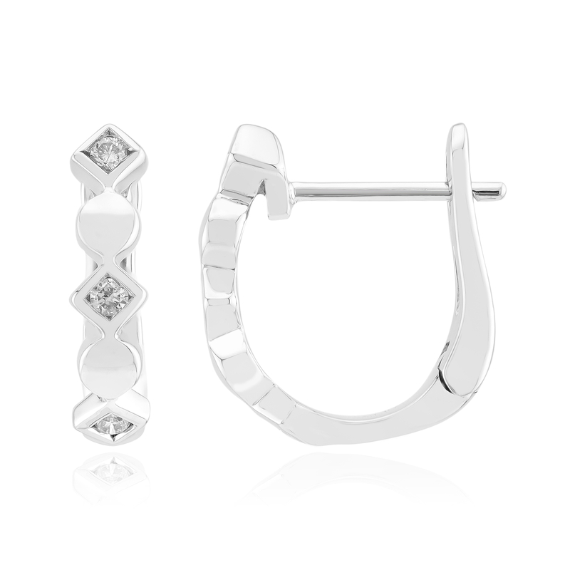 I1 (G) Brillant-Silberohrringe (Annette)