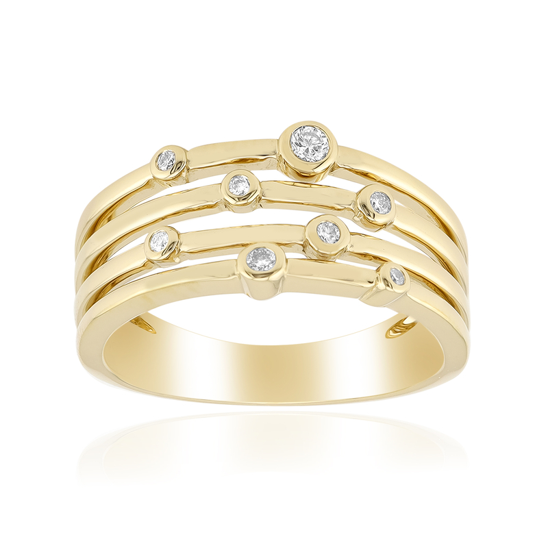 SI1 (G) Brillant-Silberring (Annette) SI1 (G) Brillant-Silberring (Annette)