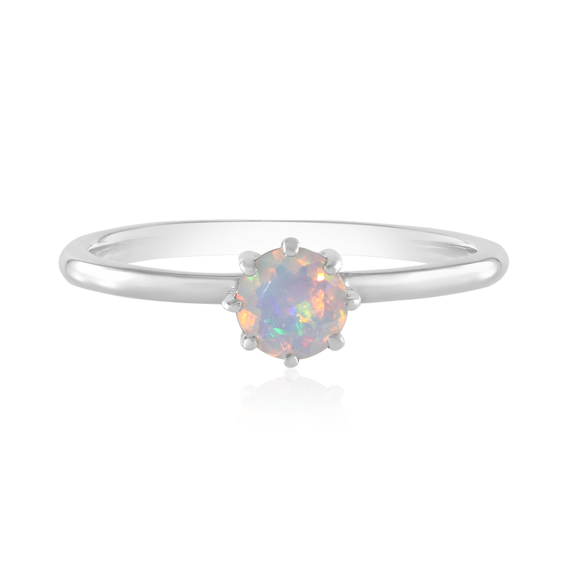 Welo-Opal-Silberring