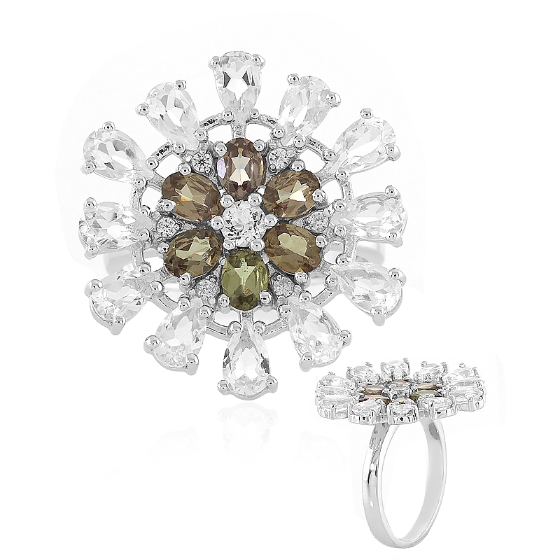 Edelstein-Silberring