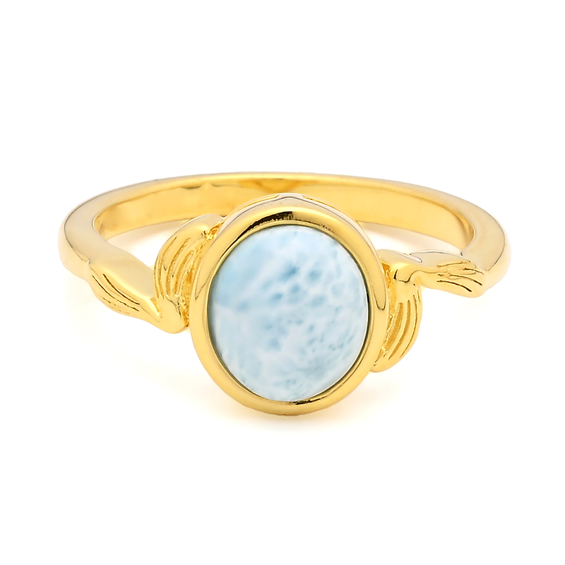 Larimar-Silberring