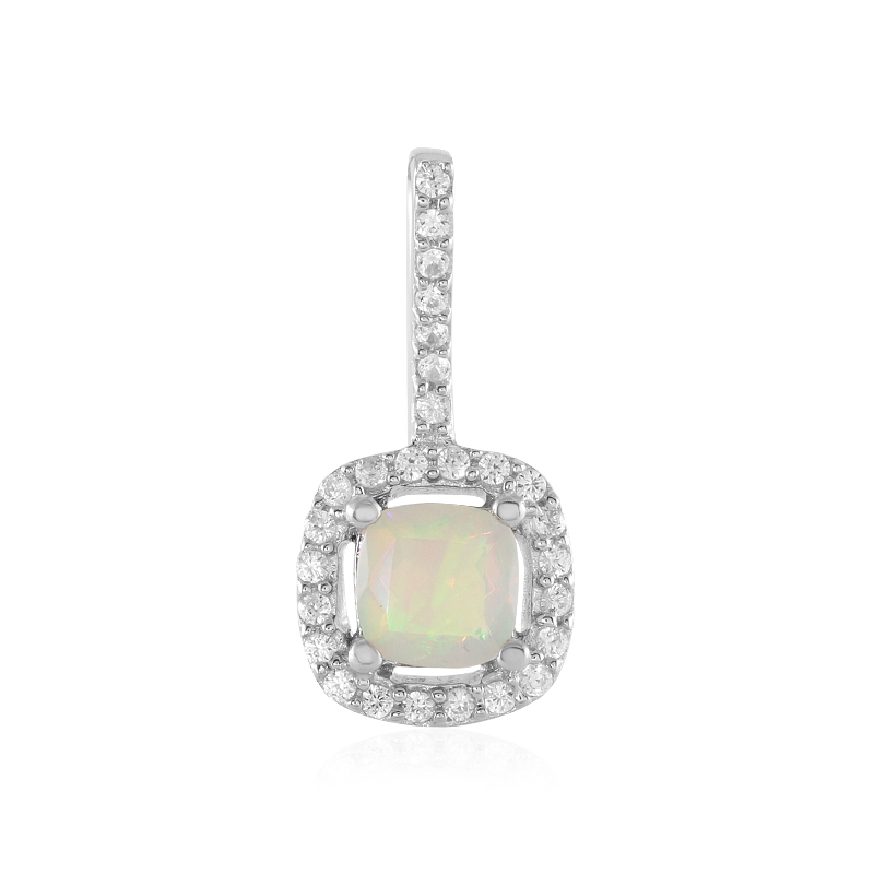 Welo-Opal-Silberanhänger