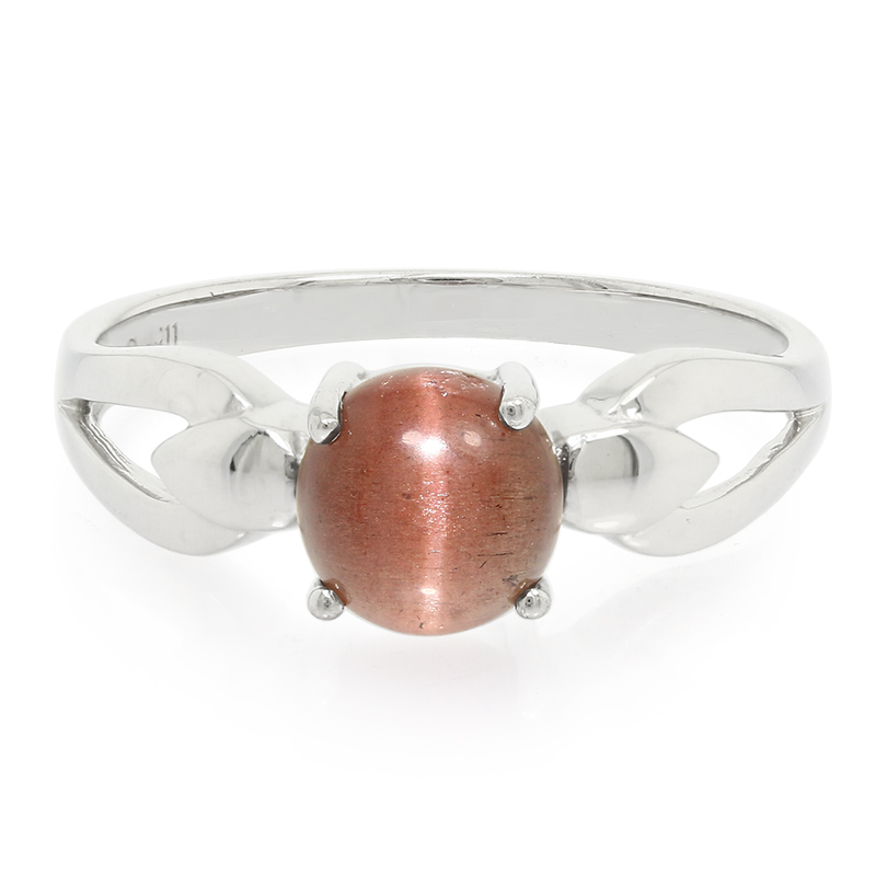 Skapolith-Katzenauge-Silberring Skapolith-Katzenauge-Silberring