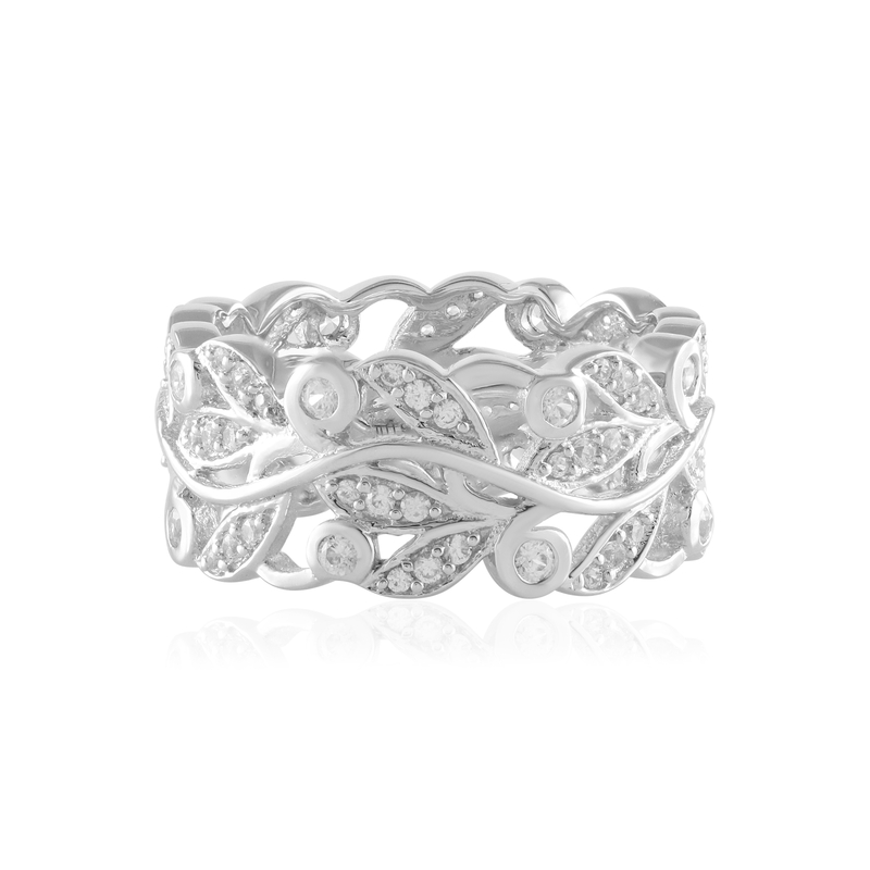 Zirkon-Silberring (de Melo)