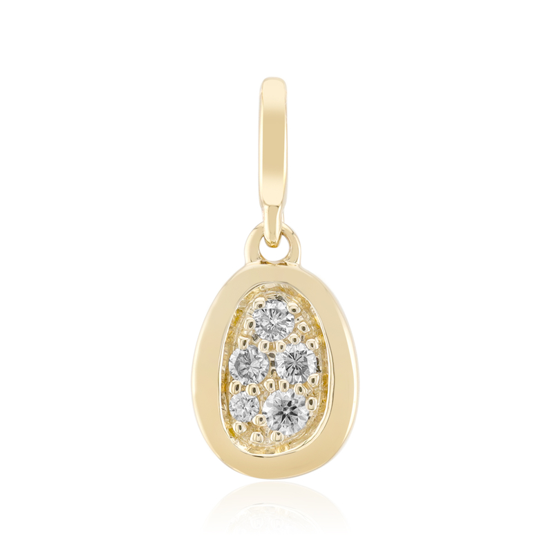 SI1 (G) Brillant-Goldanhänger (Annette)