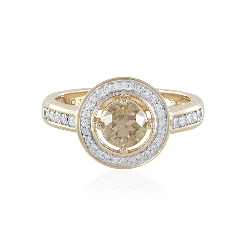 I2 Schokoladen-Brillant-Goldring (SUHANA) I2 Schokoladen-Brillant-Goldring (SUHANA)